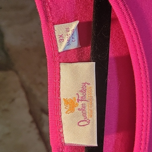 Quacker Factory | Pink Halloween Witch Top 3X - Picture 3 of 7